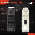 Front Driver Power Window Switch for 2013 Mercedes-Benz E350