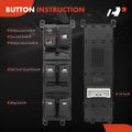 Front Driver Power Window Switch for 2017 Kia Forte