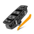 Front Driver Power Window Switch with Power Door Assist for 2012 Volkswagen Routan