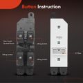 Front Driver Power Window Switch for 2005 Hyundai Santa Fe