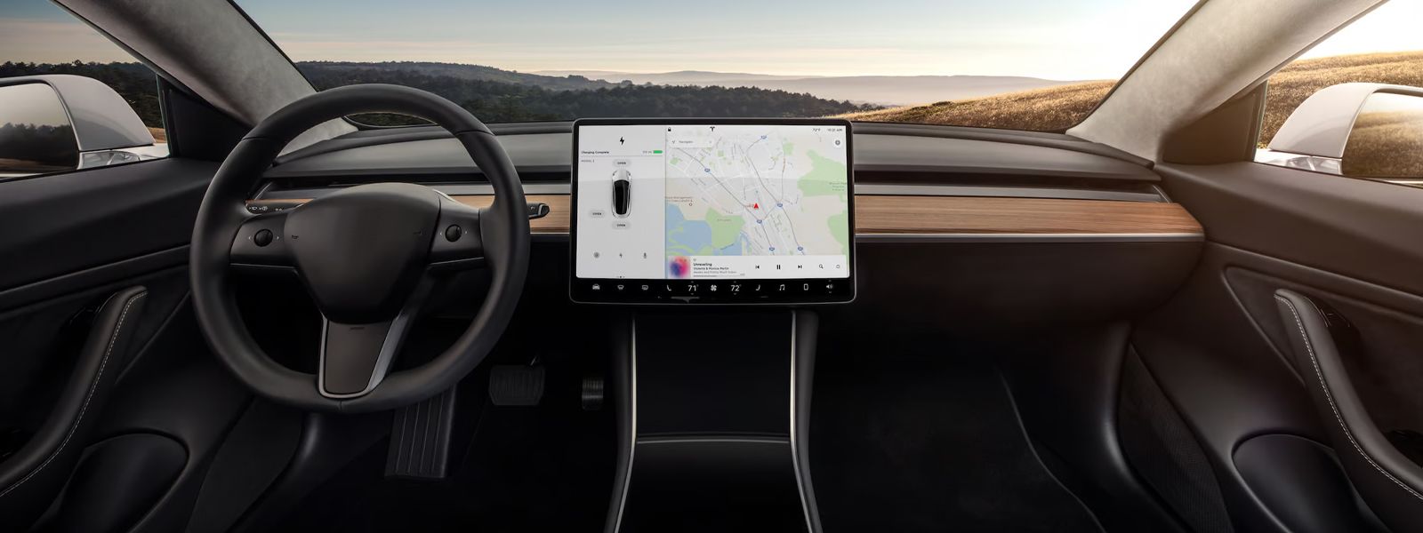 Tesla Model Y interior details