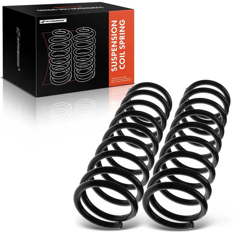 2 Pcs Front Left & Right Suspension Coil Springs for 2001 Jeep Grand Cherokee