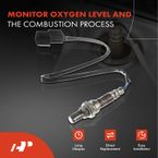 2 Pcs Downstream Front & Rear O2 Oxygen Sensor for Dodge Stealth 95-96 Mitsubishi
