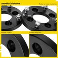 4 Pcs 0.75 inche Black 4x4.33 to 4x5.39 inches Wheel Adapters M10x1.25 74mms for 1997 Honda FourTrax 300