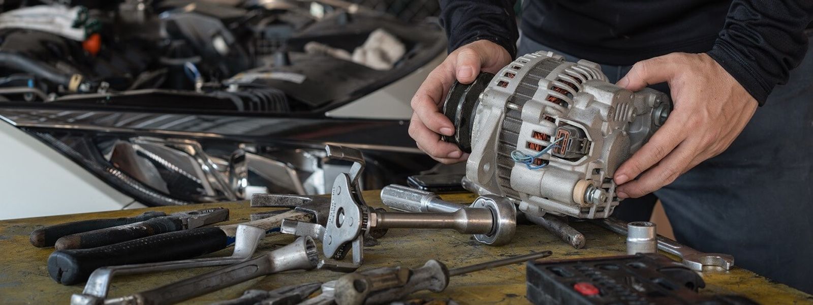 install the new AC compressor
