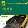 6.5 FT Bed Soft Roll-up Tonneau Cover for 2017 Chevrolet Silverado 3500 HD