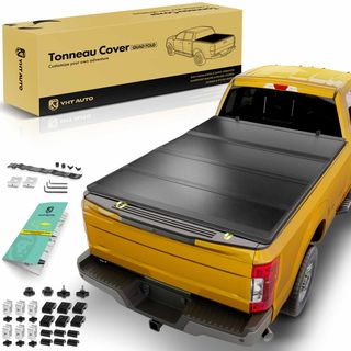 5.6 ft Bed Hard Quad Fold Tonneau Cover with Auto Locking for Toyota Tundra 2014-2021