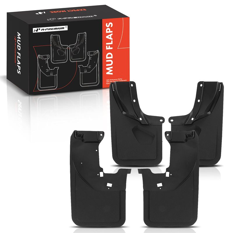 thumbnail image 2 of Black Mud Flaps Splash Guards For Ford Bronco 2021-2024 – Front & Rear Set (4Pcs) 2 of 5