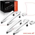 4 Pcs Front & Rear Chrome Exterior Door Handle for Kia Sorento 2011-2015