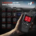 A-PREMIUM AD100 Car Fault Code Reader OBD2 Scanner Engine Diagnostic Tool for All OBDII Protocol Cars