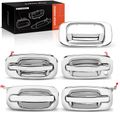 5 Pcs Door & Tailgate Chrome Exterior Door Handle for 2007 GMC Sierra 2500 HD Classic