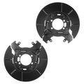 2 Pcs Rear Brake Dust Splash Shield for 2002 Dodge Grand Caravan