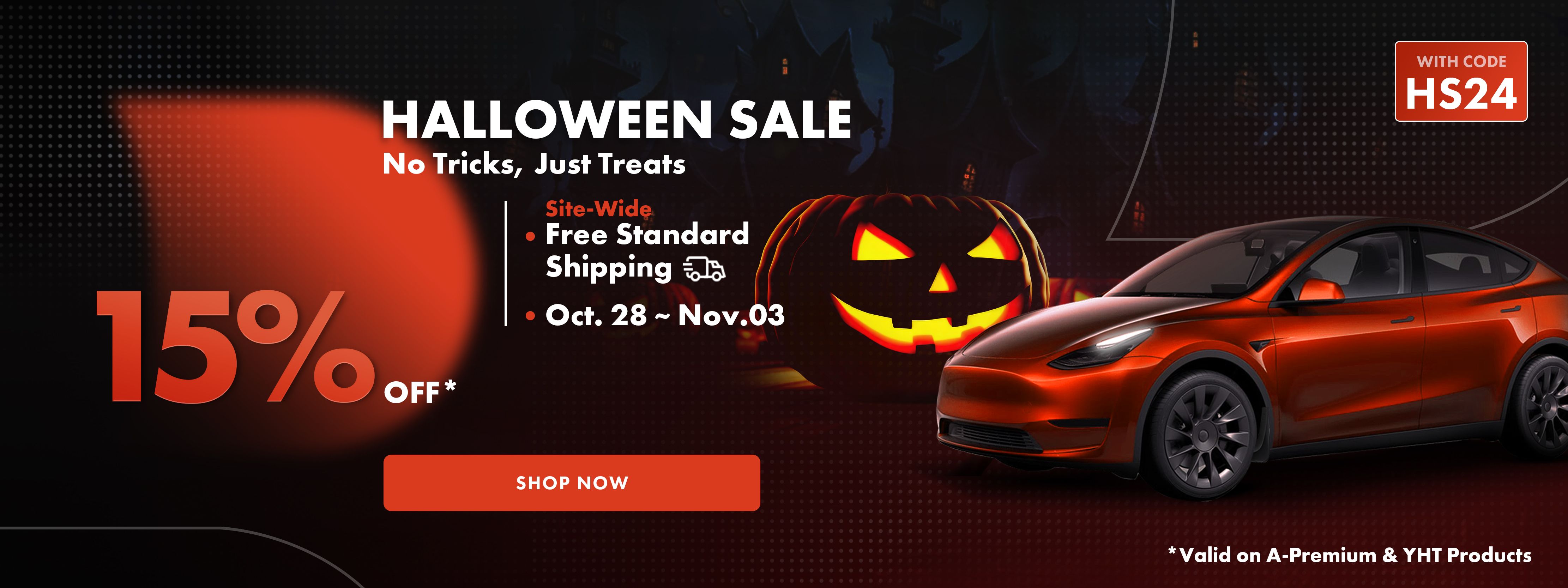 A-Premium Halloween Sale 15% OFF