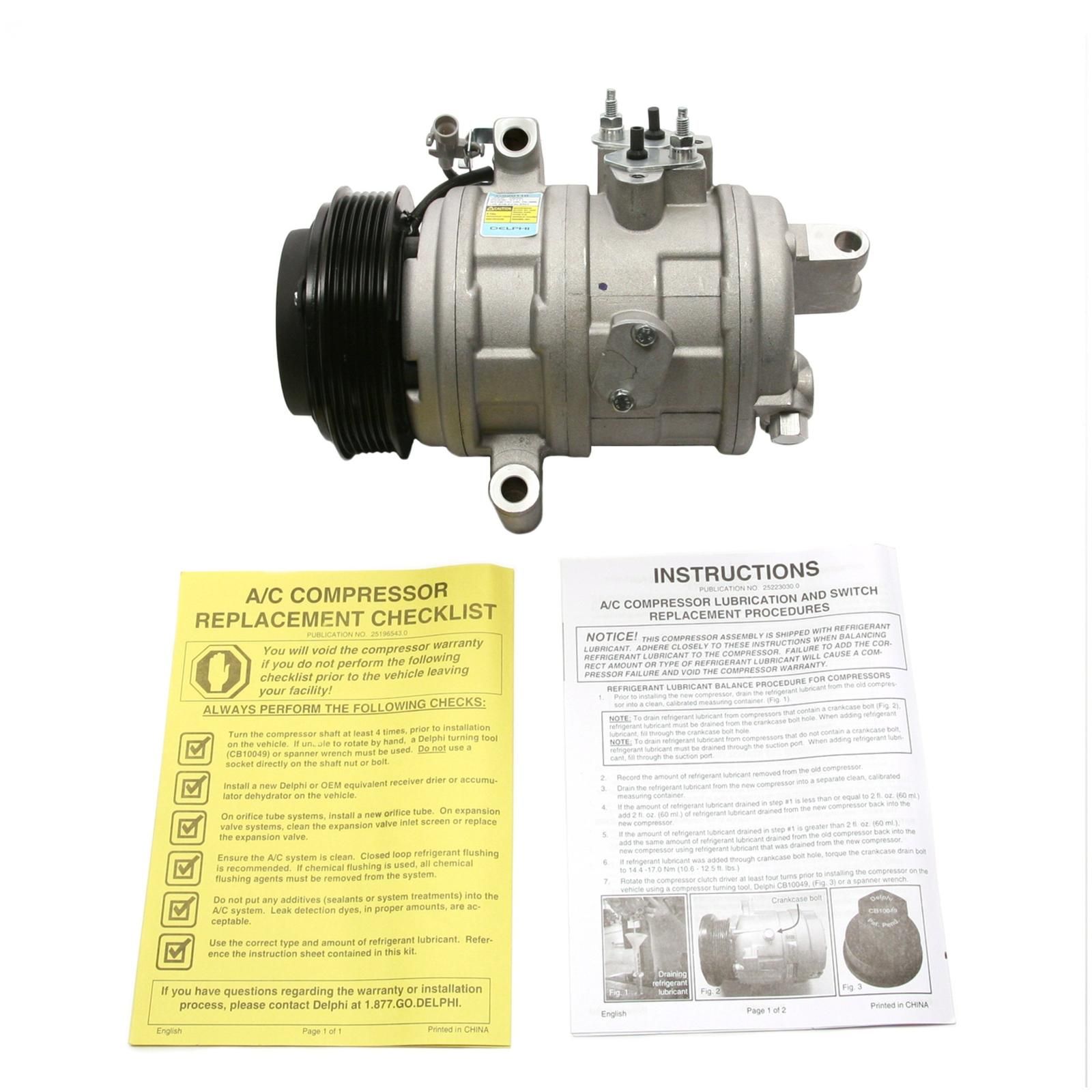 A/C Compressor - Delphi CS20116