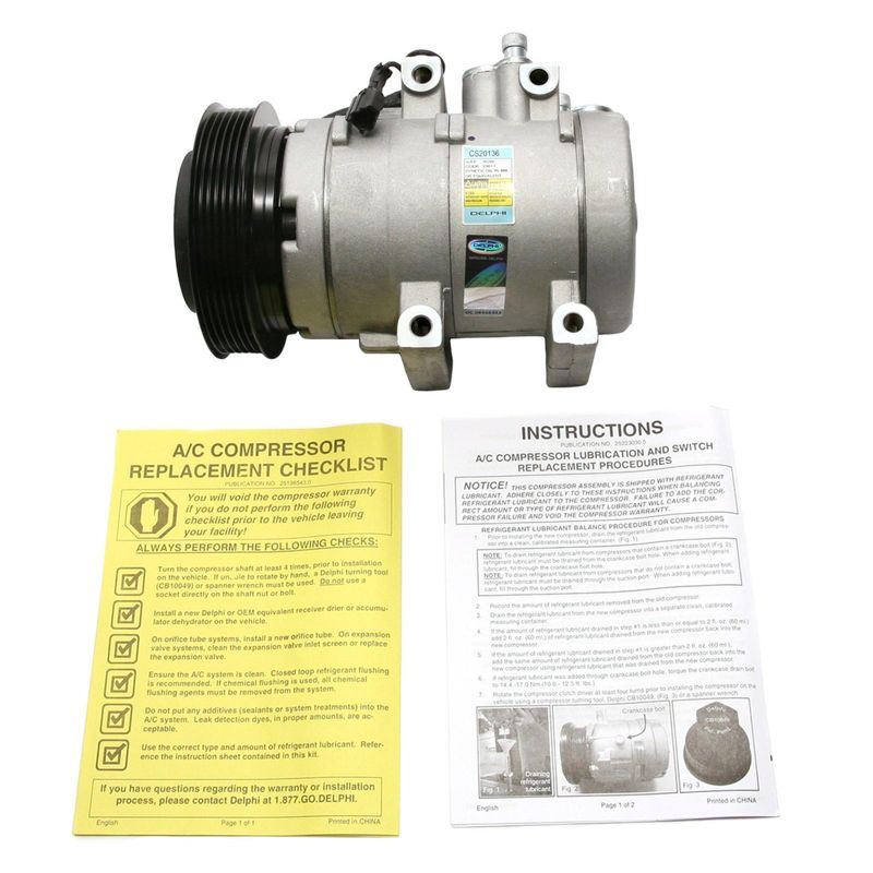 A/C Compressor - Delphi CS20136