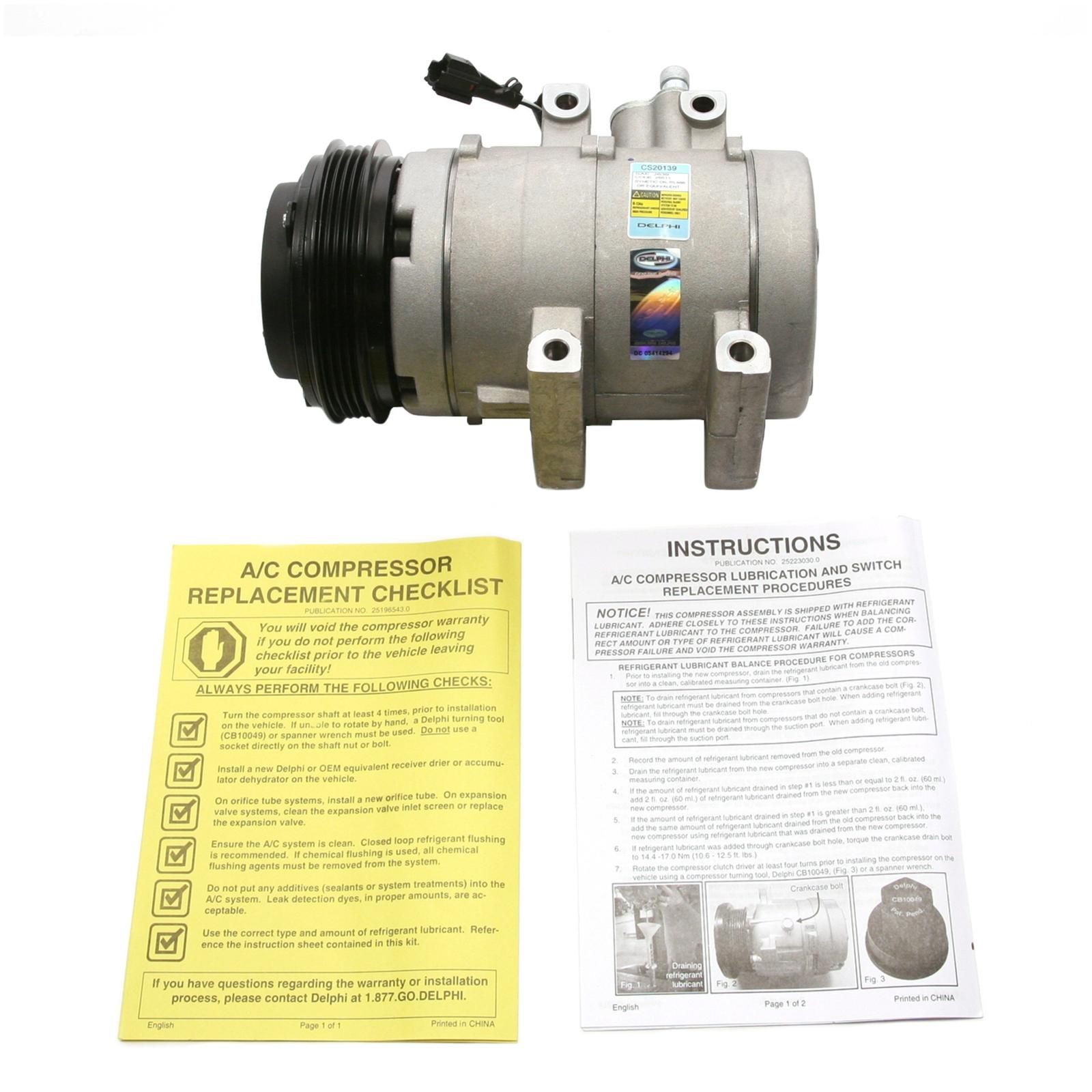 A/C Compressor - Delphi CS20139