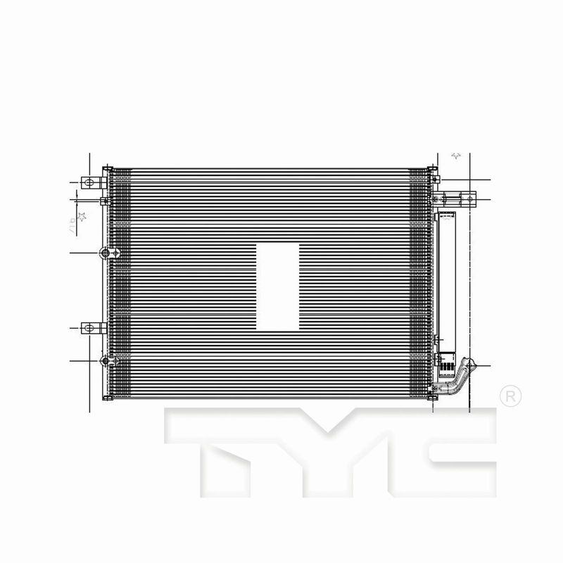 A/C Condenser - TYC 4442