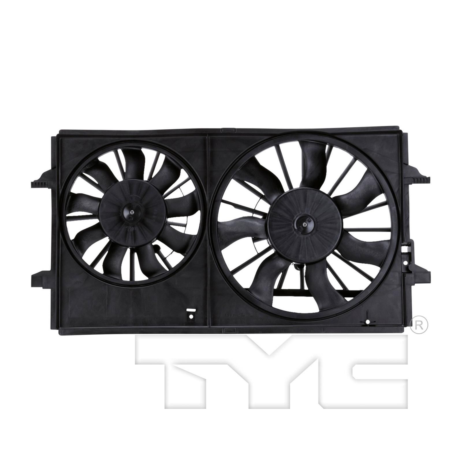 Dual Radiator and Condenser Fan Assembly - TYC 621150