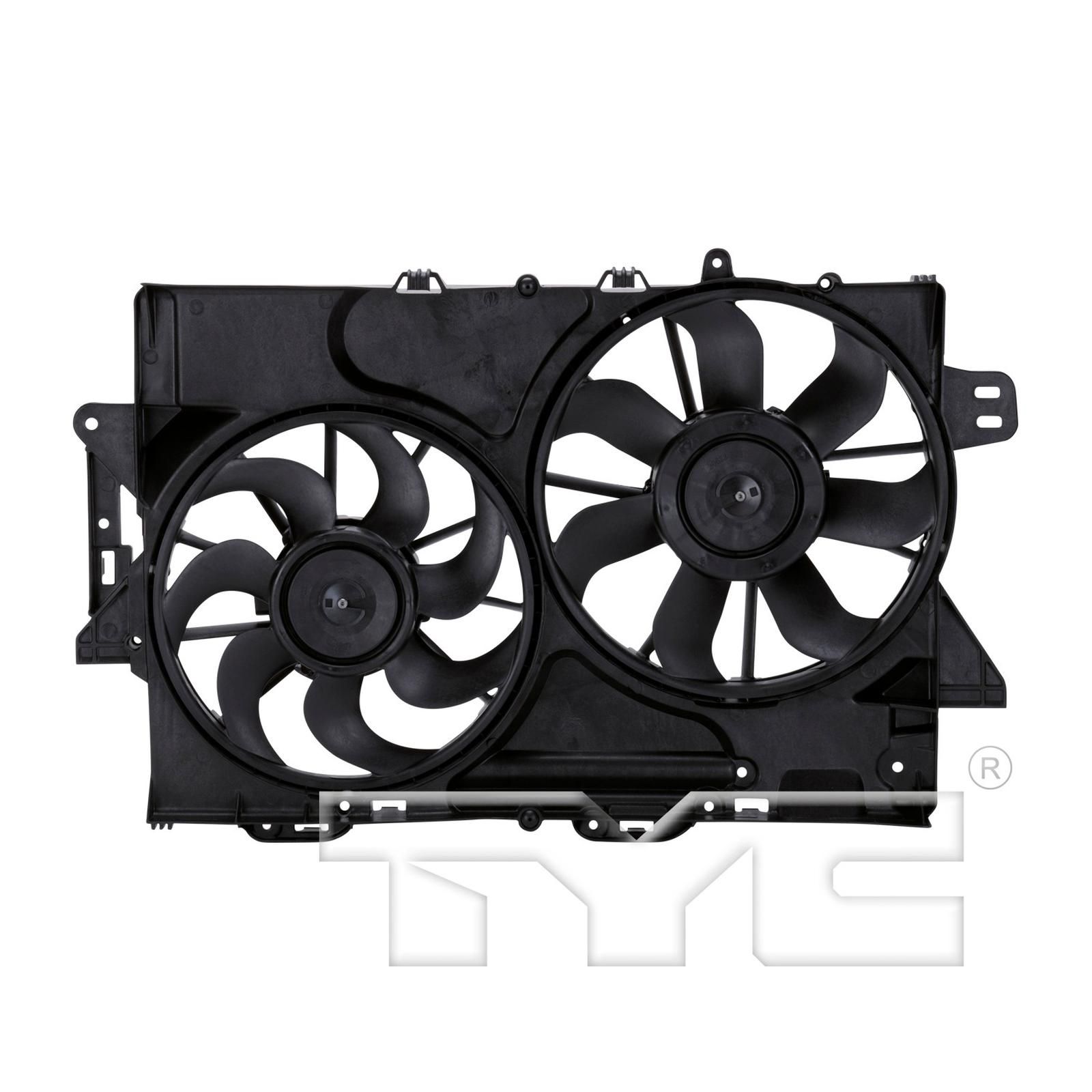 Dual Radiator and Condenser Fan Assembly - TYC 622610