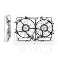 Dual Radiator and Condenser Fan Assembly - TYC 622940