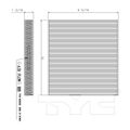 Cabin Air Filter - TYC 800201P