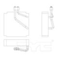 A/C Evaporator Core - Front Side - TYC 97103