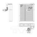 A/C Evaporator Core - Front Side - TYC 97205