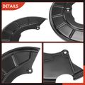 4 Pcs Front & Rear Brake Dust Shield for 2009 Volkswagen GTI