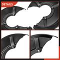 2 Pcs Rear Brake Dust Shield for 1999 Audi A4 Quattro