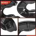 2 Pcs Front Brake Dust Shield for 2017 Tesla X