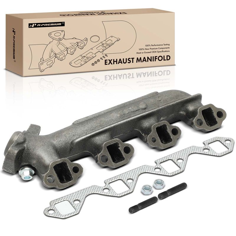 Right Exhaust Manifold with Gasket for 1991 Mercury Colony Park 5.0L V8