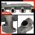 Right Exhaust Manifold with Gasket for 1987 Ford E-250 Econoline 5.0L V8