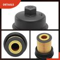 Engine Oil Filter Housing Cover Cap for 2014 Chevrolet Cruze 1.4L l4