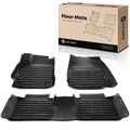 3 Pcs Front & Rear Black Floor Mats Liners for 2013 Toyota Camry