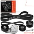 5 Pcs Serpentine Belt Drive Component Kit for 2008 Mercury Mariner 3.0L V6