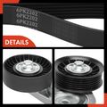 2 Pcs Serpentine Belt Drive Component Kit for 2004 Jeep Grand Cherokee 4.7L V8