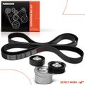 2 Pcs Serpentine Belt Drive Component Kit for 2013 Ram 1500 4.7L V8