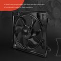 Single Cooling Fan Assembly with Brushless Motor for 2018 Jeep Wrangler JK