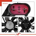 Single Cooling Fan Assembly with Brushless Motor for 2013 Cadillac ATS