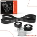 2 Pcs Serpentine Belt Drive Component Kit for 2006 Jeep Liberty 3.7L V6