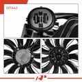 Single Radiator Cooling Fan with Brushless Motor for 2018 GMC Acadia