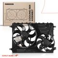 Dual Radiator & Condenser Fan with Shroud Assembly for 2011 Volvo XC70