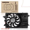 Single Cooling Fan Assembly with Shroud for 2018 Buick Regal Sportback