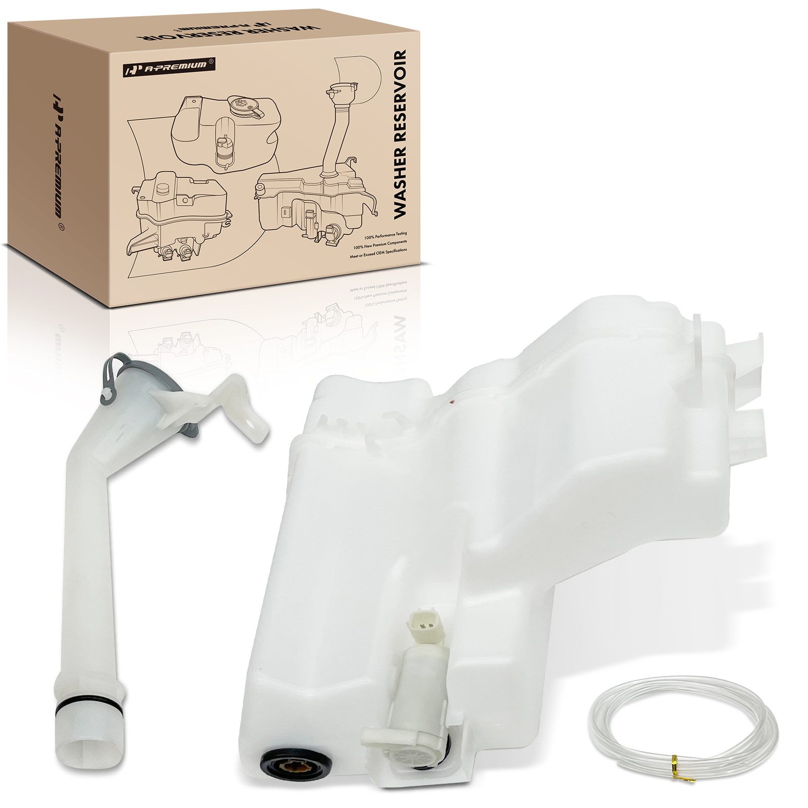 Windshield Washer Reservoir with Pump & Cap for 2023 Nissan Altima