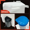 Windshield Washer Reservoir with Cap & Pump for 2001 Mitsubishi Mirage