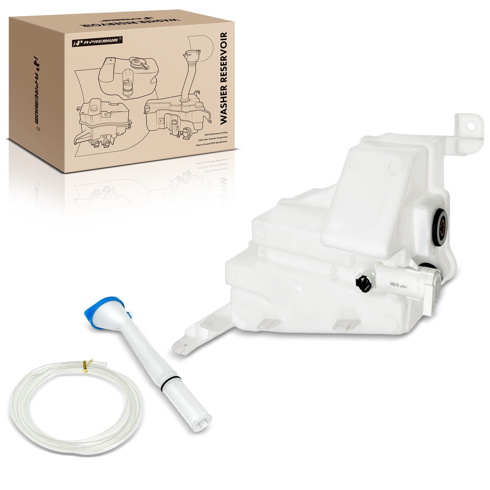 Windshield Washer Reservoir with Pump & Cap for 2004 Nissan Altima