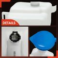 Windshield Washer Reservoir with Cap & Pump for 2001 Nissan Maxima