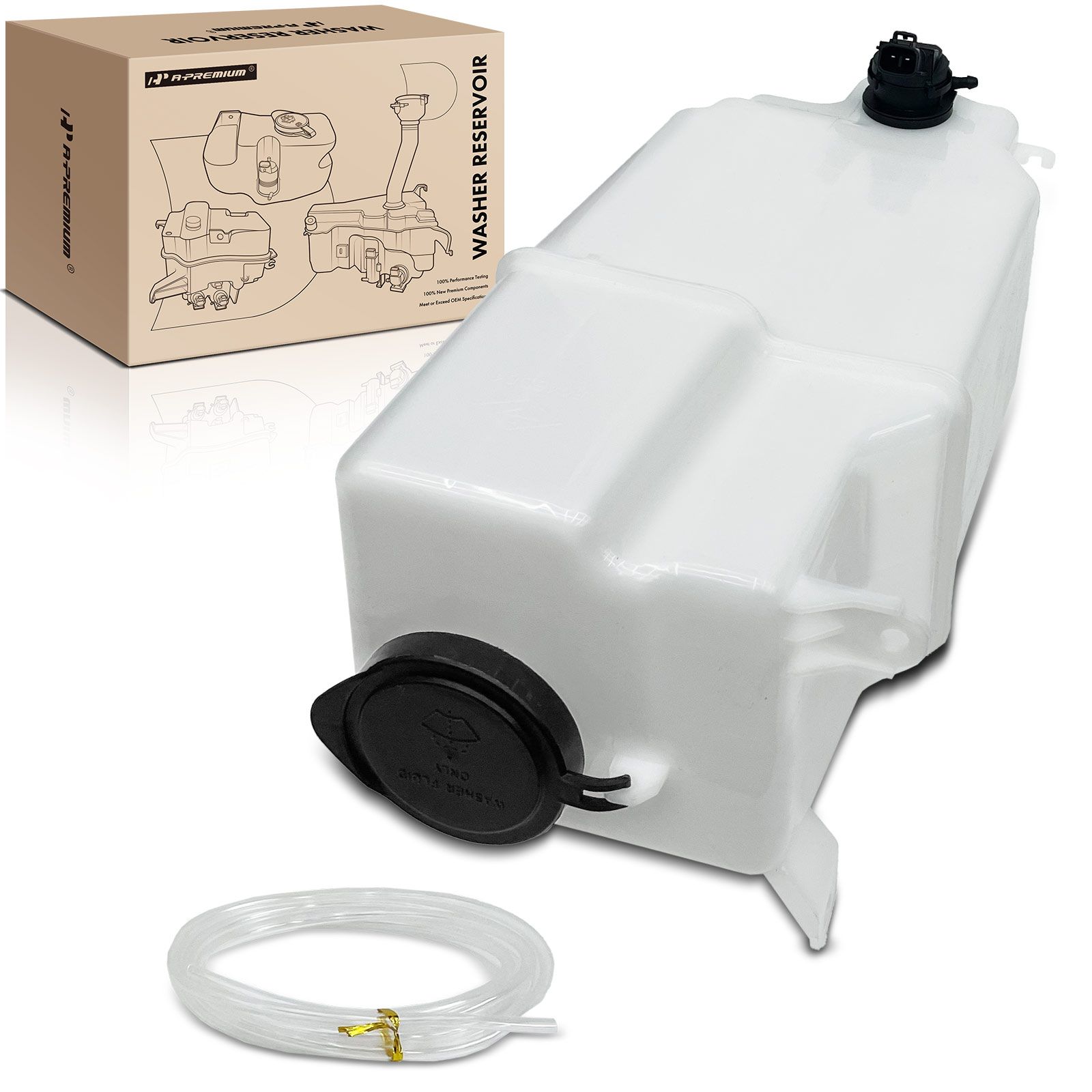 Windshield Washer Reservoir with Cap & Pump for 2011 Toyota Tacoma