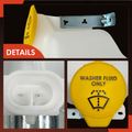 Windshield Washer Reservoir with Cap & Dual Pump for 1997 Jeep Wrangler